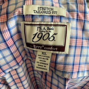 Jos. A. Bank Plaid Button Down Shirt